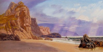 ジョン・ブレット Painting - ミュースレイドの風景 ブレット・ジョン